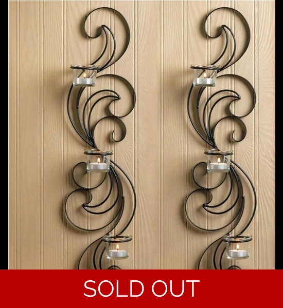 Wisp Candle Sconce Set